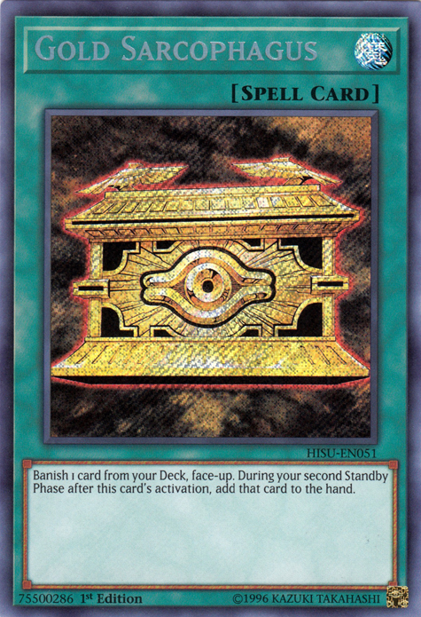 Gold Sarcophagus [HISU-EN051] Secret Rare | The CG Realm