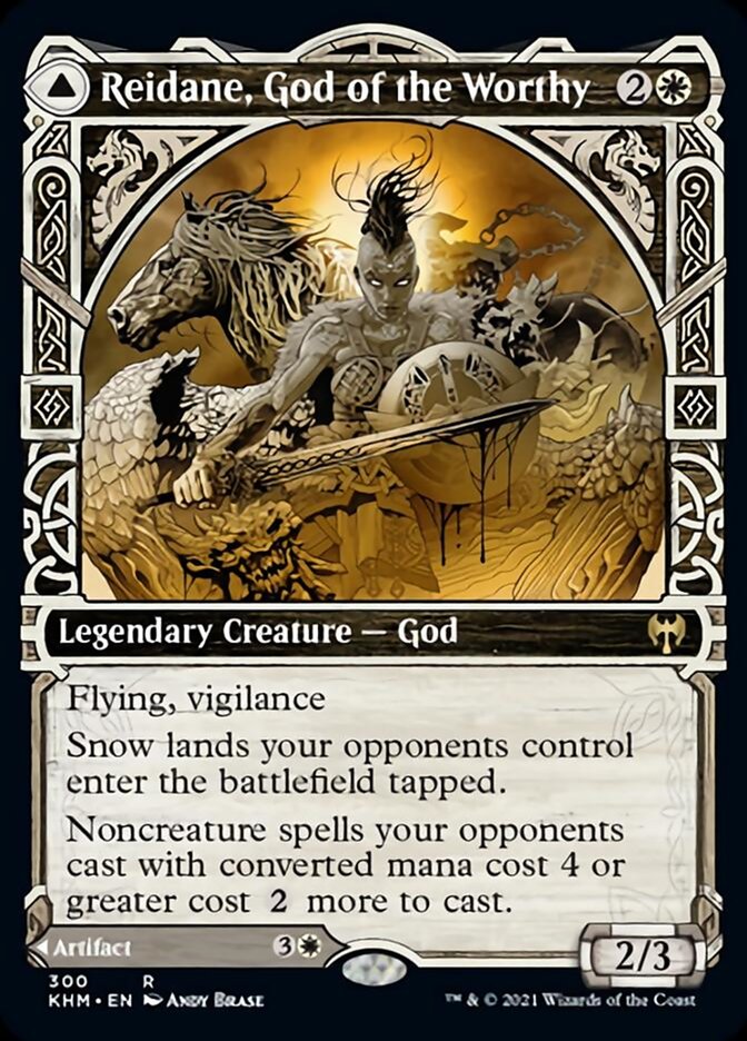 Reidane, God of the Worthy (Showcase) (KHM-300) - Kaldheim: (Showcase)