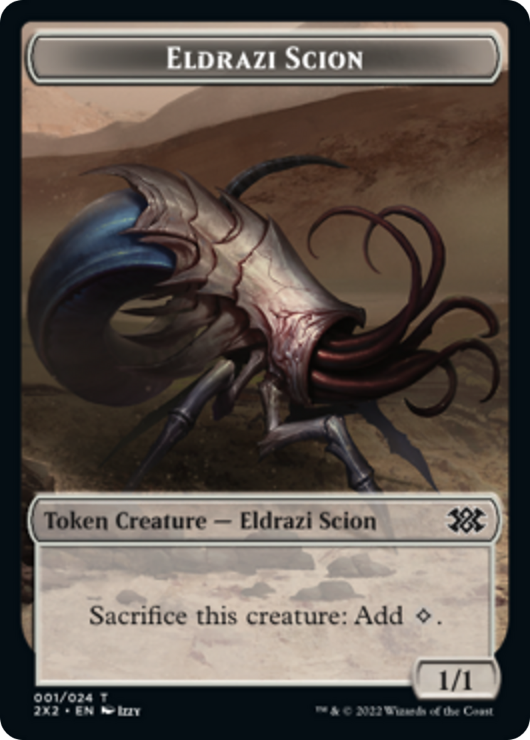 Boar // Eldrazi Scion Double-Sided Token [Double Masters 2022 Tokens] | The CG Realm