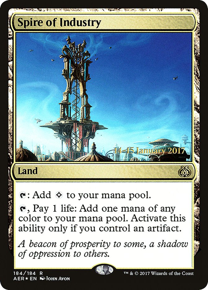 Spire of Industry [Aether Revolt Prerelease Promos] | The CG Realm