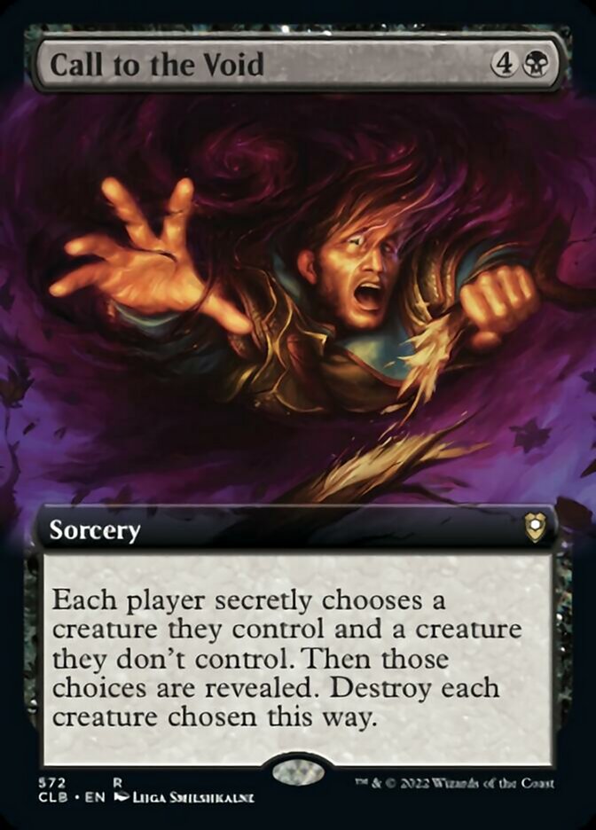 Call to the Void (Extended Art) [Commander Legends: Battle for Baldur's Gate] | The CG Realm