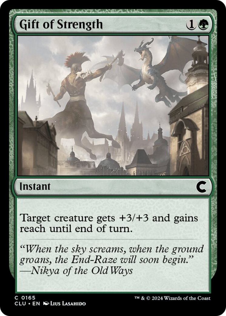 Gift of Strength [Ravnica: Clue Edition] | The CG Realm
