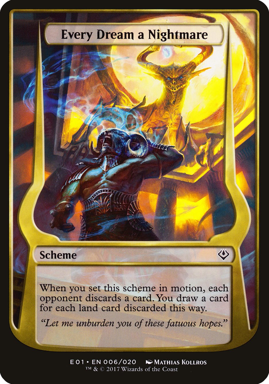 Every Dream a Nightmare (Schemes) [Archenemy: Nicol Bolas Schemes] | The CG Realm