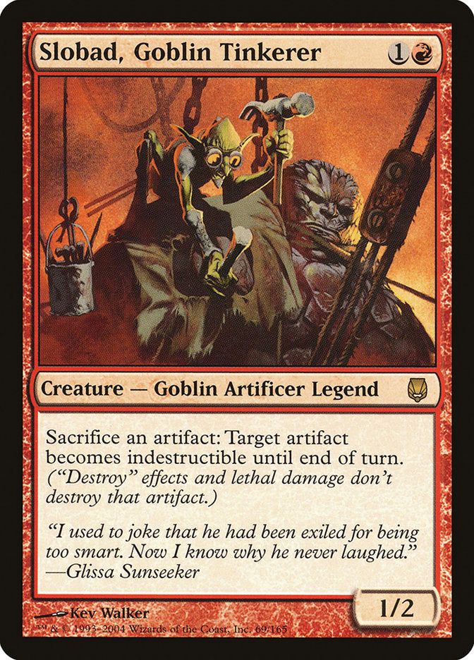 Slobad, Goblin Tinkerer [Darksteel] | The CG Realm