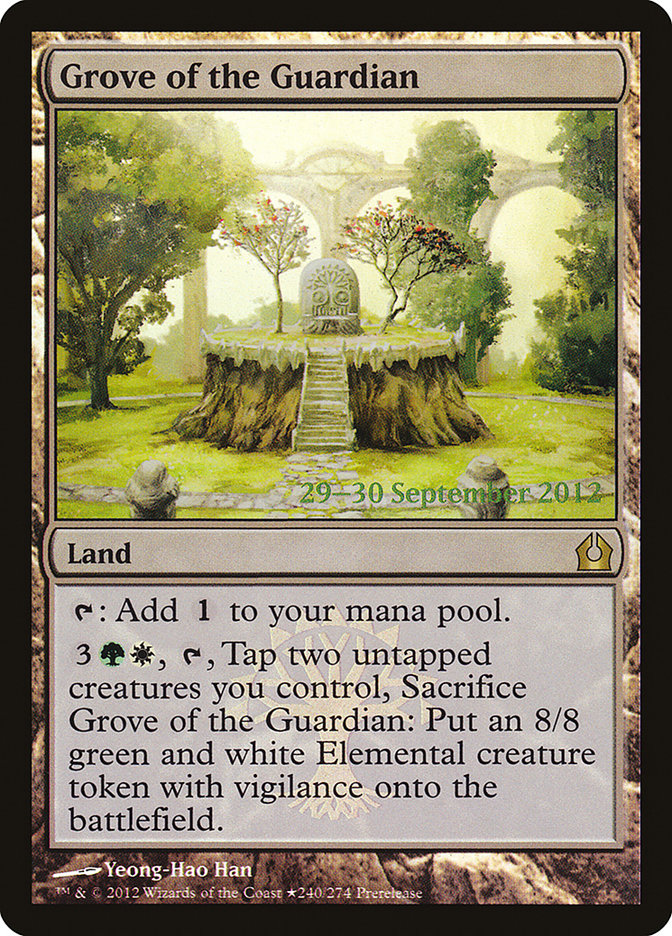 Grove of the Guardian [Return to Ravnica Prerelease Promos] | The CG Realm