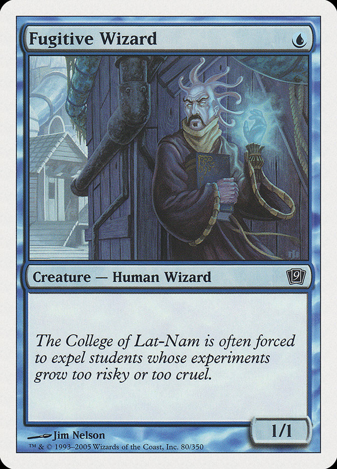 Fugitive Wizard [Ninth Edition] | The CG Realm