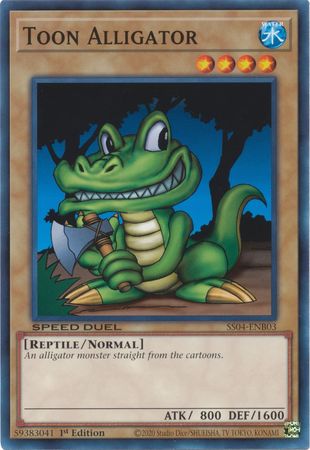 Toon Alligator [SS04-ENB03] Common | The CG Realm