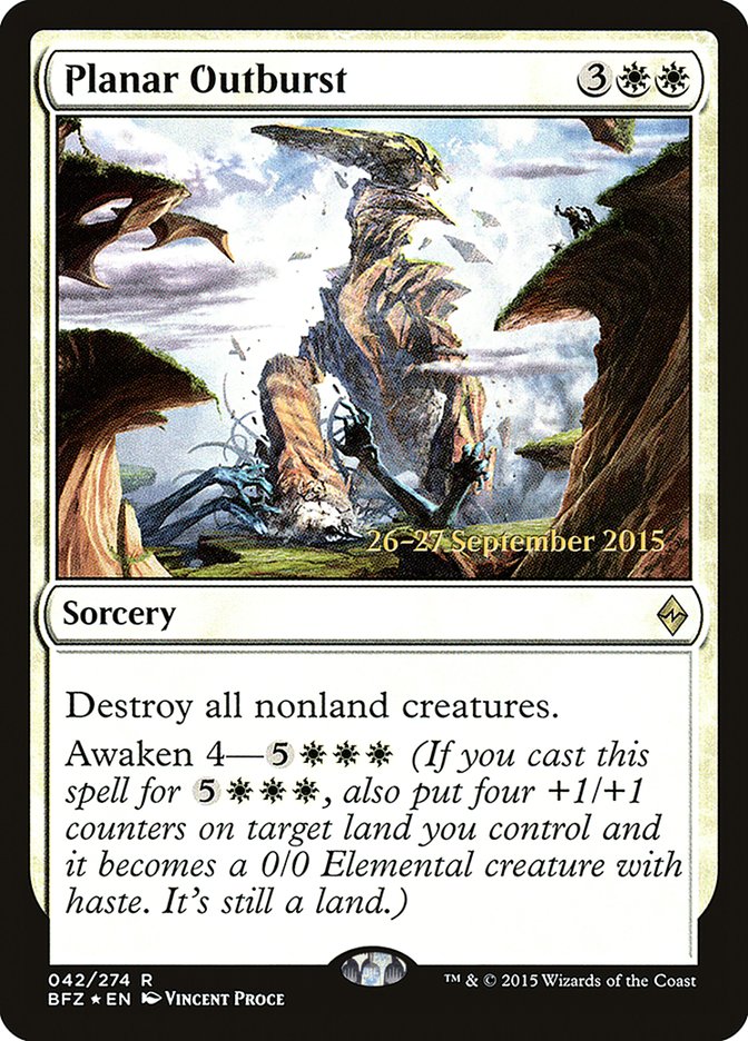 Planar Outburst [Battle for Zendikar Prerelease Promos] | The CG Realm