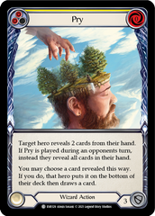 Pry (Yellow) [EVR129] (Everfest)  1st Edition Rainbow Foil | The CG Realm