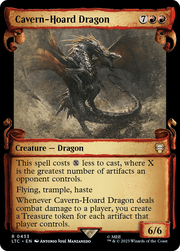Cavern-Hoard Dragon [The Lord of the Rings: Tales of Middle-Earth Commander Showcase Scrolls] | The CG Realm
