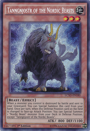Tanngnjostr of the Nordic Beasts [LC5D-EN180] Secret Rare | The CG Realm
