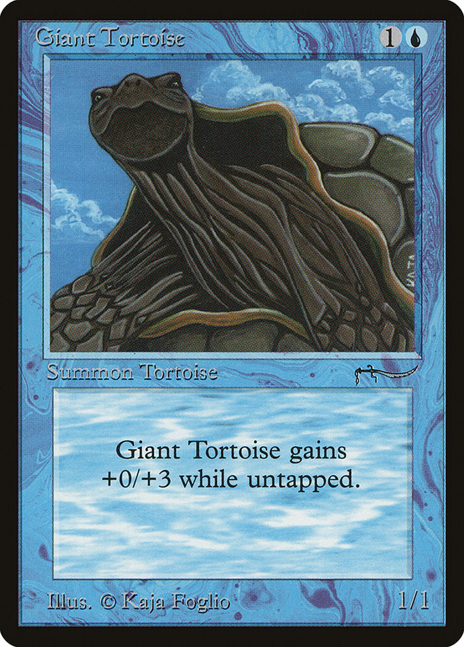 Giant Tortoise (Light Mana Cost) [Arabian Nights] | The CG Realm