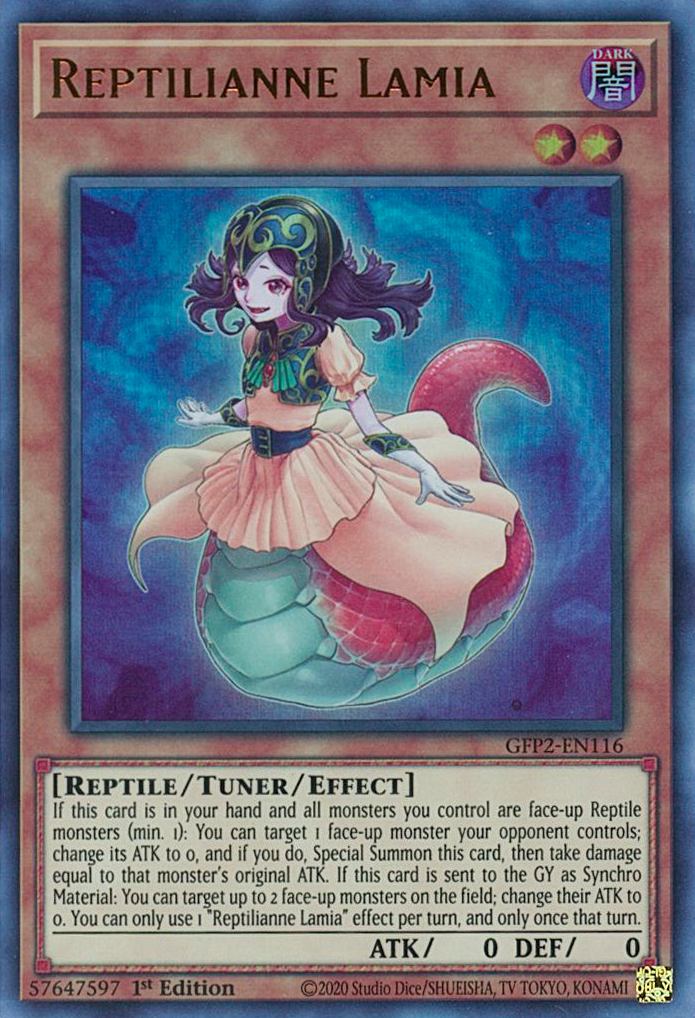 Reptilianne Lamia [GFP2-EN116] Ultra Rare | The CG Realm