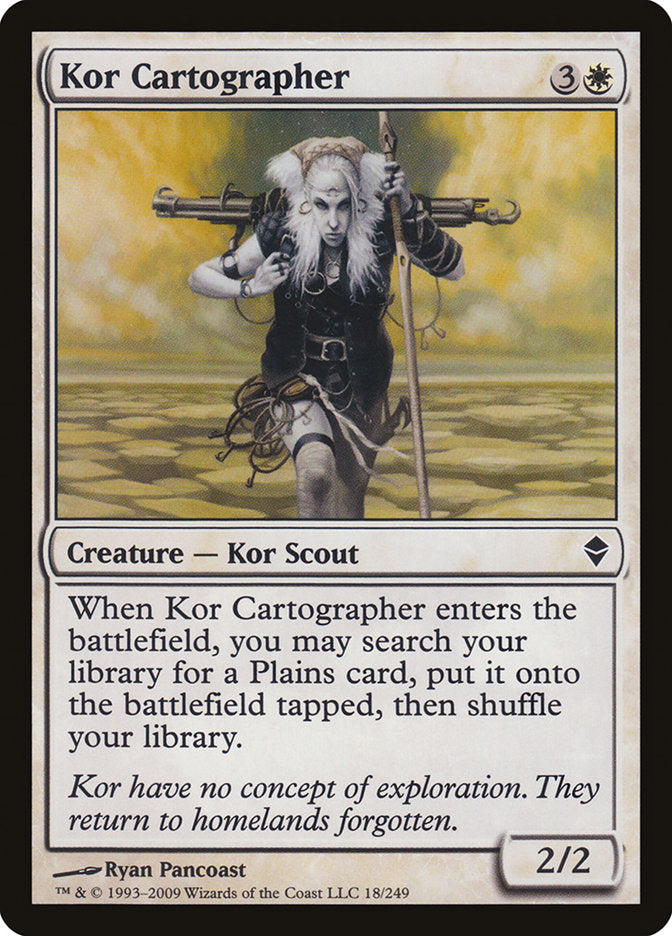 Kor Cartographer [Zendikar] | The CG Realm