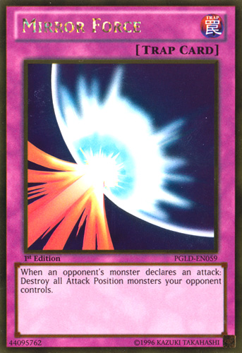 Mirror Force [PGLD-EN059] Gold Rare | The CG Realm