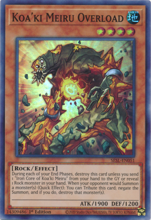 Koa'ki Meiru Overload [SESL-EN051] Super Rare | The CG Realm