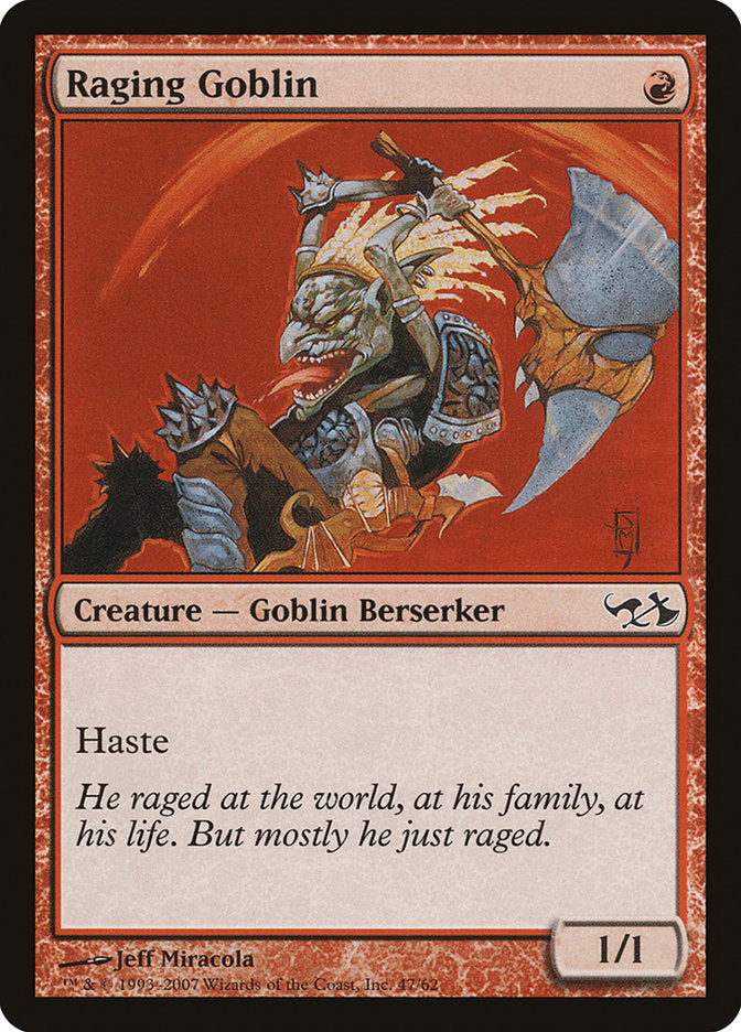 Raging Goblin [Duel Decks: Elves vs. Goblins] | The CG Realm