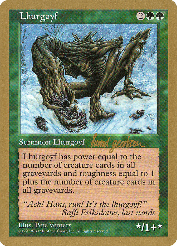 Lhurgoyf (Svend Geertsen) [World Championship Decks 1997] | The CG Realm