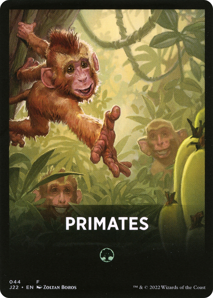 Primates Theme Card [Jumpstart 2022 Front Cards] | The CG Realm