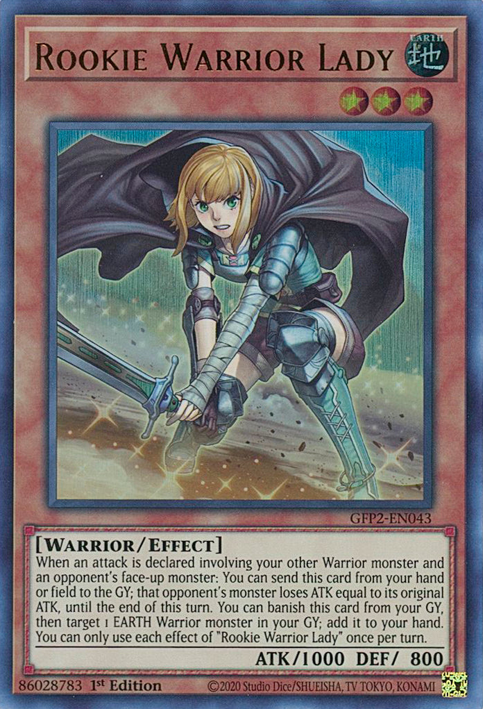 Rookie Warrior Lady [GFP2-EN043] Ultra Rare | The CG Realm
