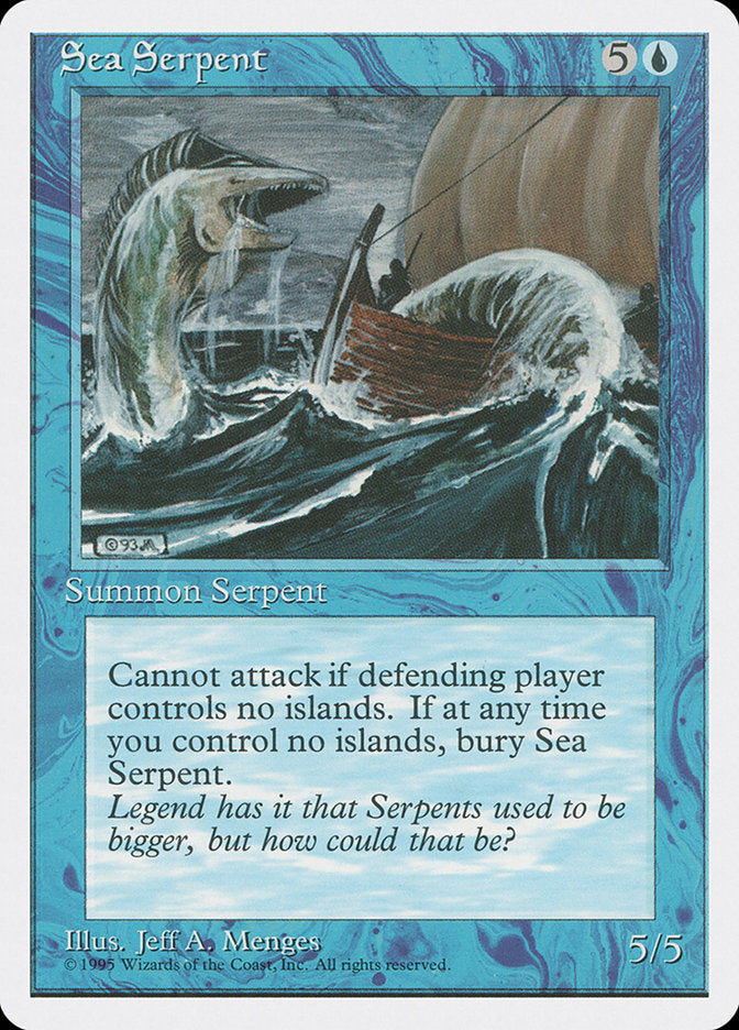 Sea Serpent [Fourth Edition] | The CG Realm