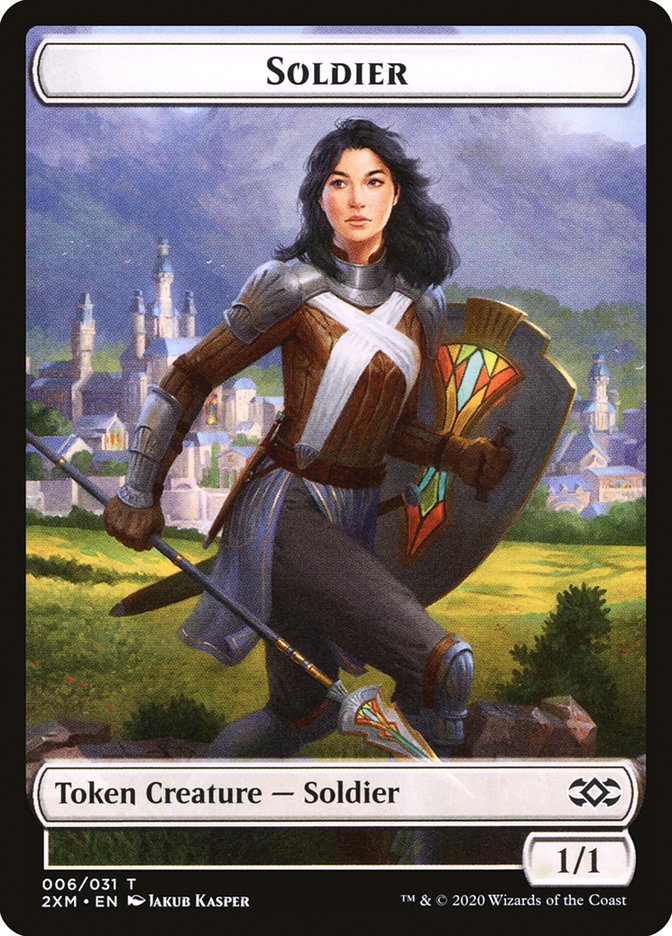 Soldier Token [Double Masters Tokens] | The CG Realm