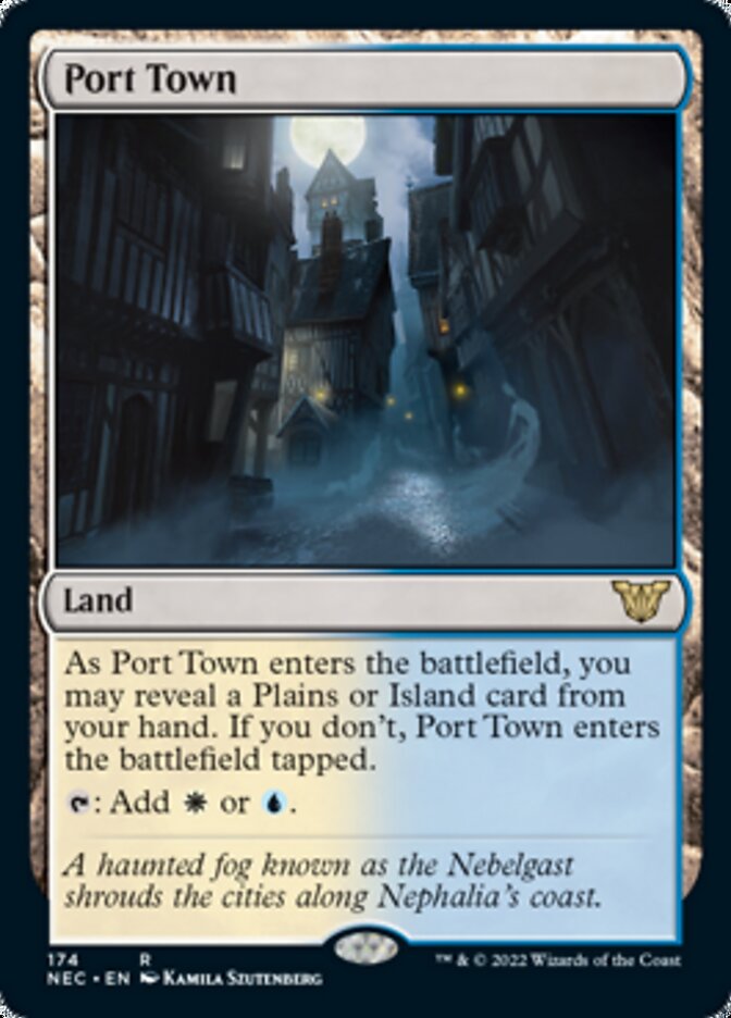 Port Town [Kamigawa: Neon Dynasty Commander] | The CG Realm
