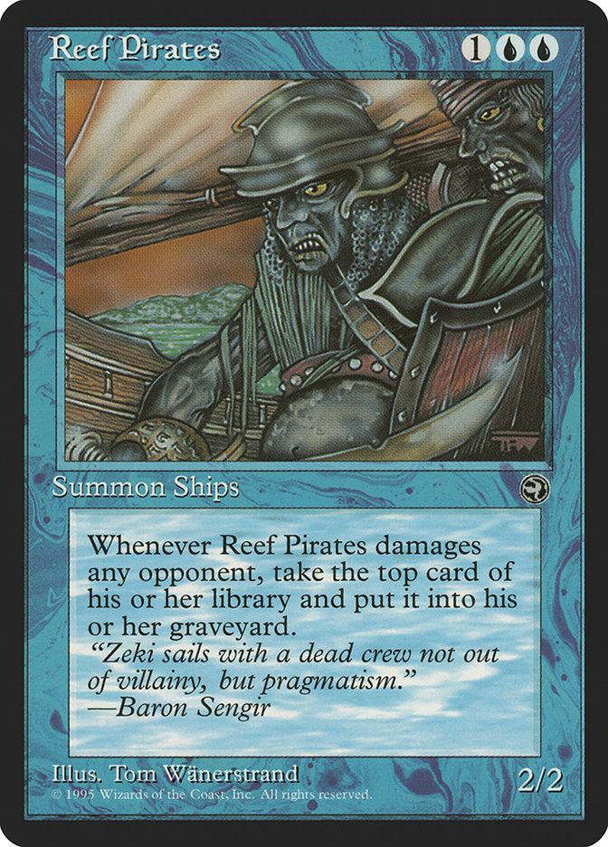 Reef Pirates (Baron Sengir Flavor Text) [Homelands] | The CG Realm