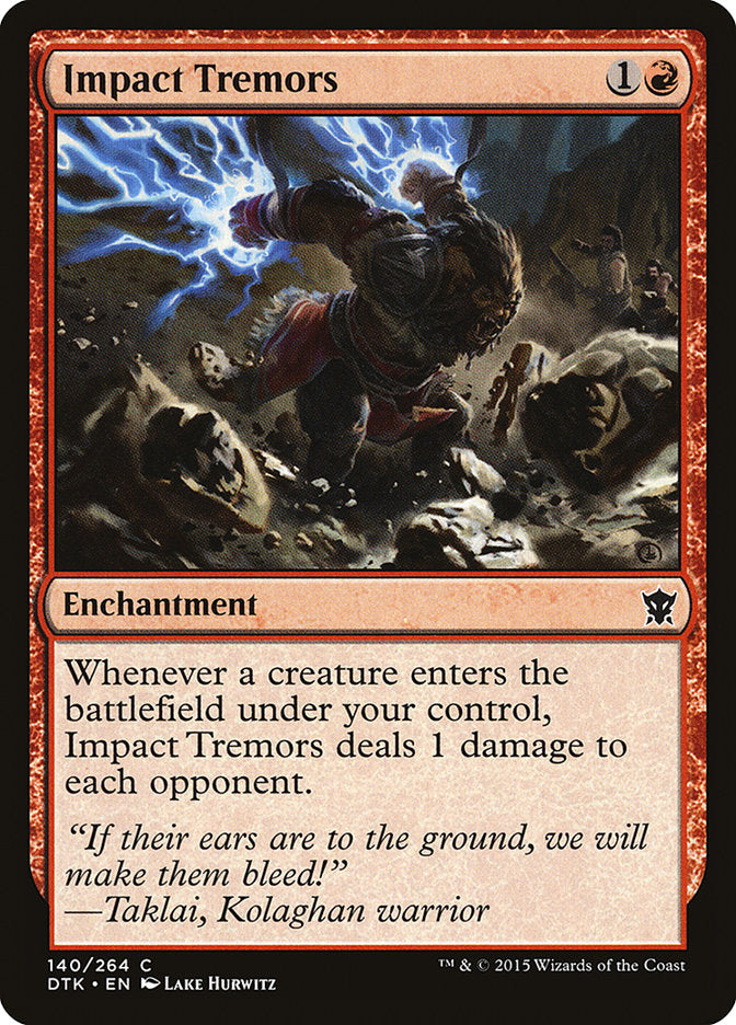 Impact Tremors [Dragons of Tarkir] | The CG Realm