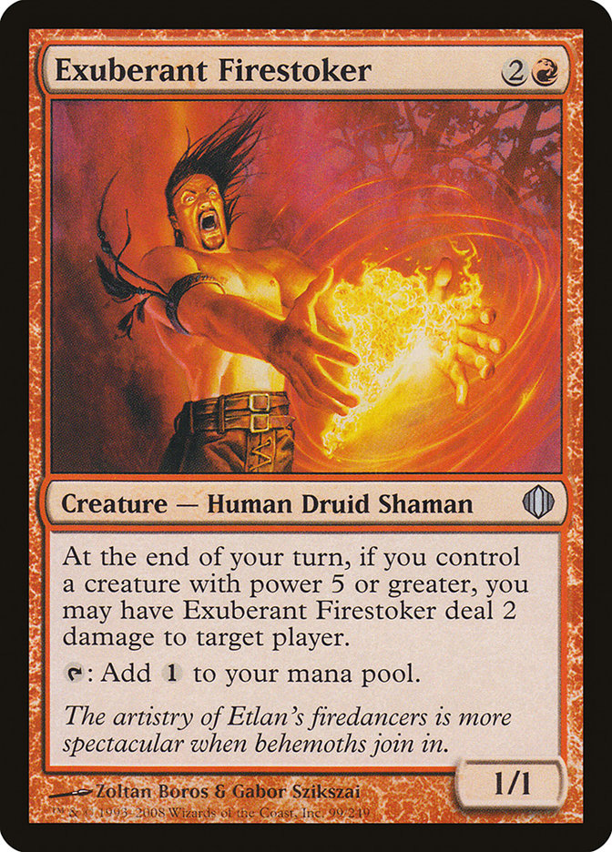 Exuberant Firestoker [Shards of Alara] | The CG Realm