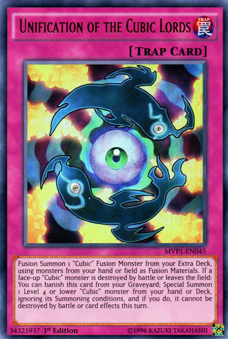 Unification of the Cubic Lords [MVP1-EN045] Ultra Rare | The CG Realm