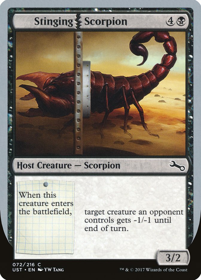 Stinging Scorpion [Unstable] | The CG Realm