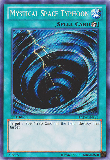 Mystical Space Typhoon [LCJW-EN285] Secret Rare | The CG Realm