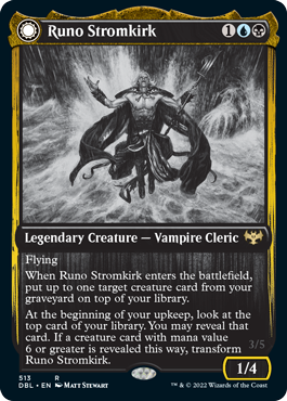 Runo Stromkirk (DBL-513) - Innistrad: Double Feature: (Double Faced Transform)