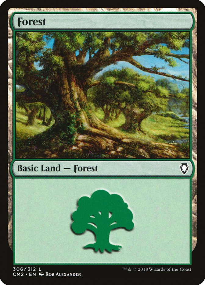 Forest (306) [Commander Anthology Volume II] | The CG Realm
