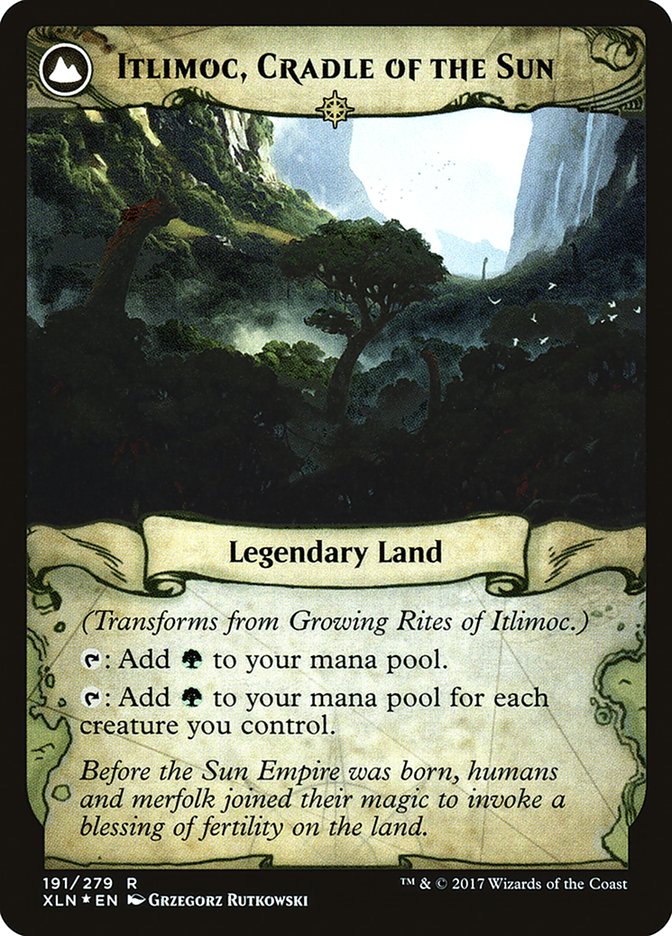 Growing Rites of Itlimoc (XLN) (PRE-191) - Ixalan Promos: (compasslanddfc) Foil