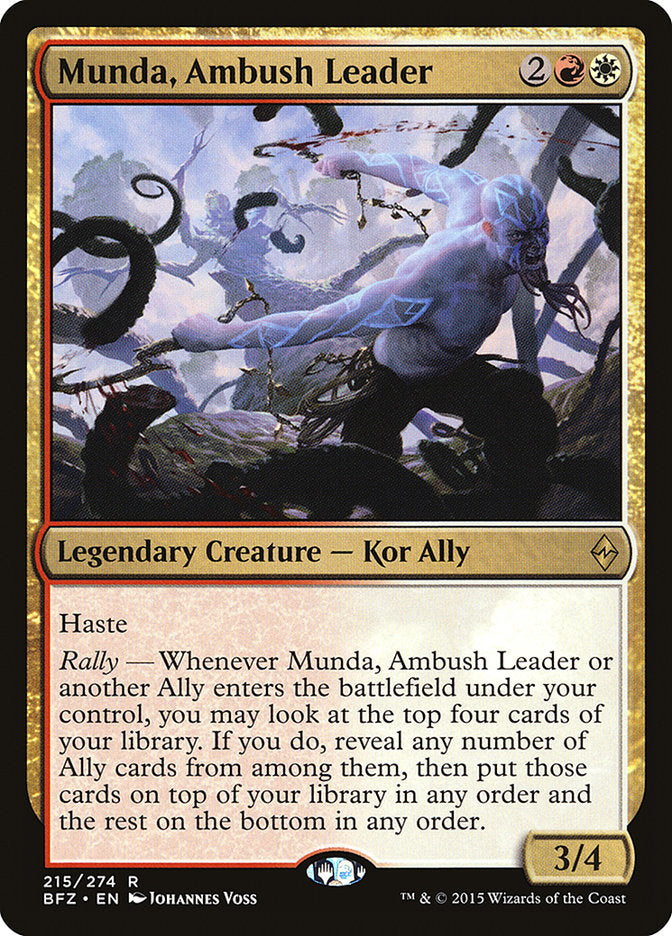 Munda, Ambush Leader [Battle for Zendikar] | The CG Realm