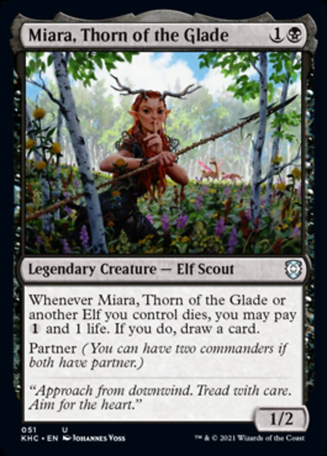 Miara, Thorn of the Glade [Kaldheim Commander] | The CG Realm