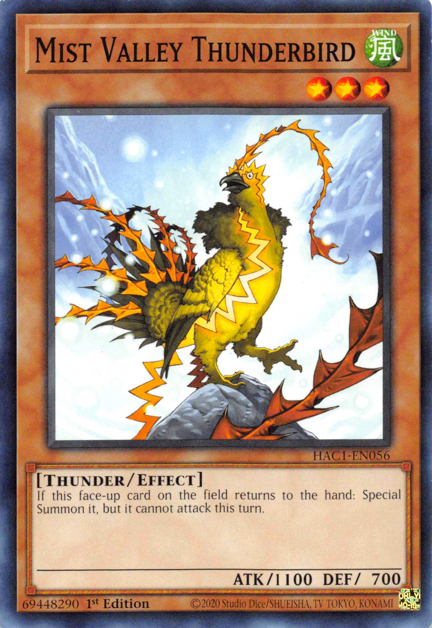 Mist Valley Thunderbird [HAC1-EN056] Common | The CG Realm