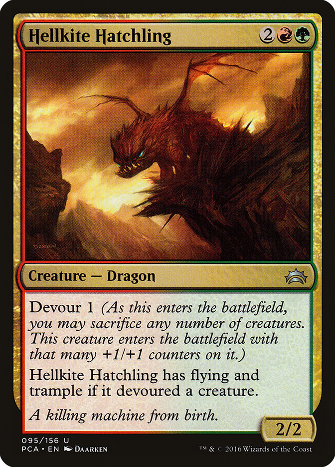 Hellkite Hatchling [Planechase Anthology] | The CG Realm