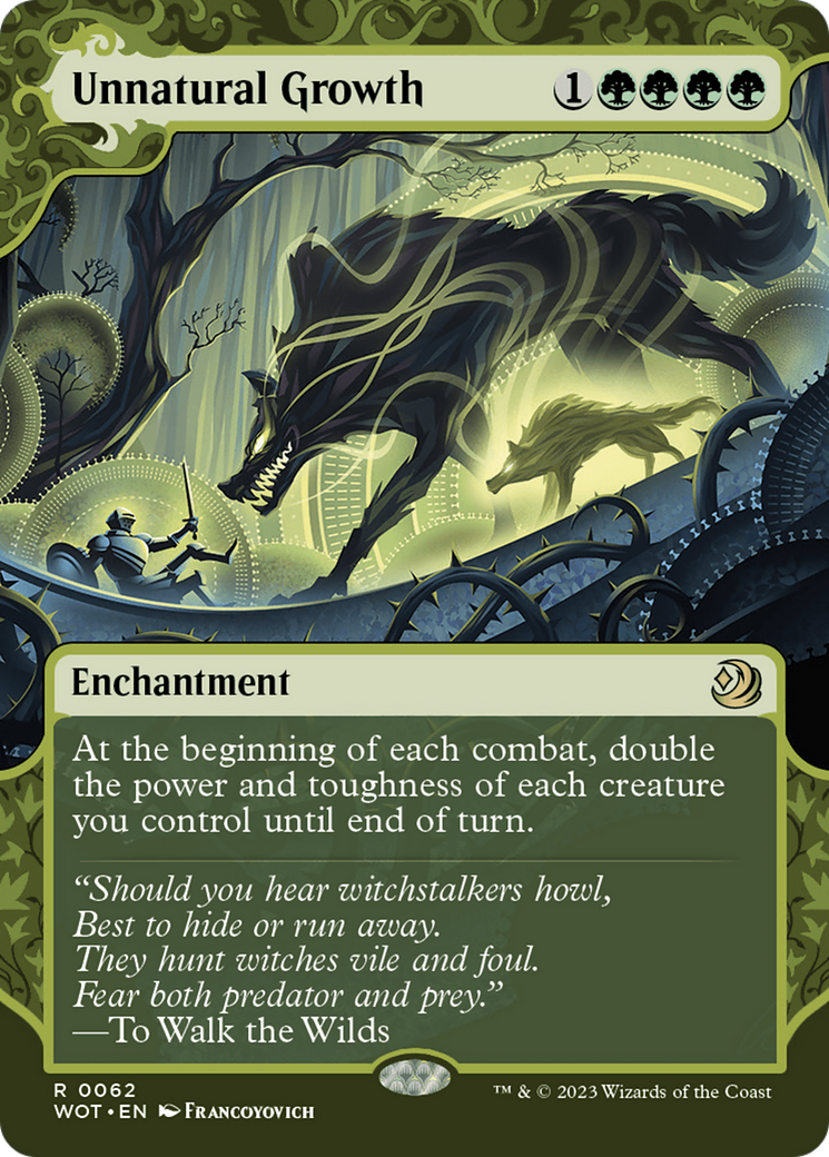 Unnatural Growth [Wilds of Eldraine: Enchanting Tales] | The CG Realm
