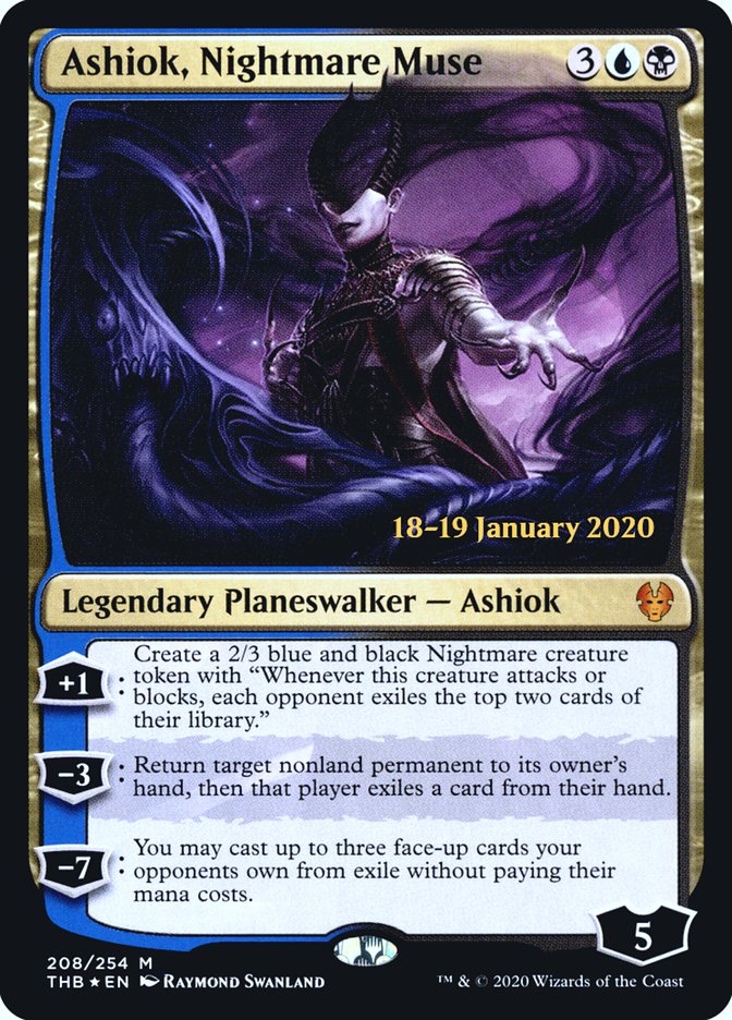 Ashiok, Nightmare Muse [Theros Beyond Death Prerelease Promos] | The CG Realm