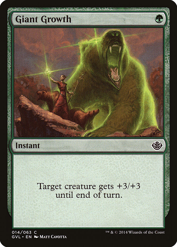 Giant Growth (Garruk vs. Liliana) [Duel Decks Anthology] | The CG Realm