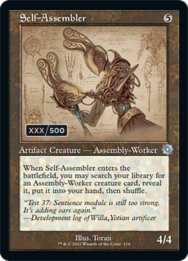 Self-Assembler (Retro Schematic) (Serialized) [The Brothers' War Retro Artifacts] | The CG Realm