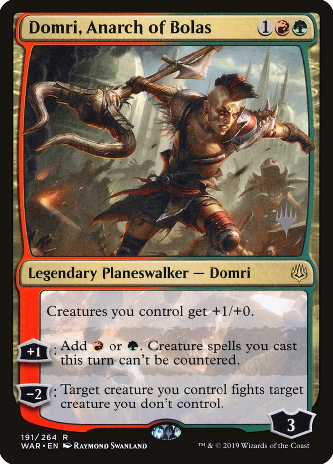 Domri, Anarch of Bolas (Promo Pack) [War of the Spark Promos] | The CG Realm