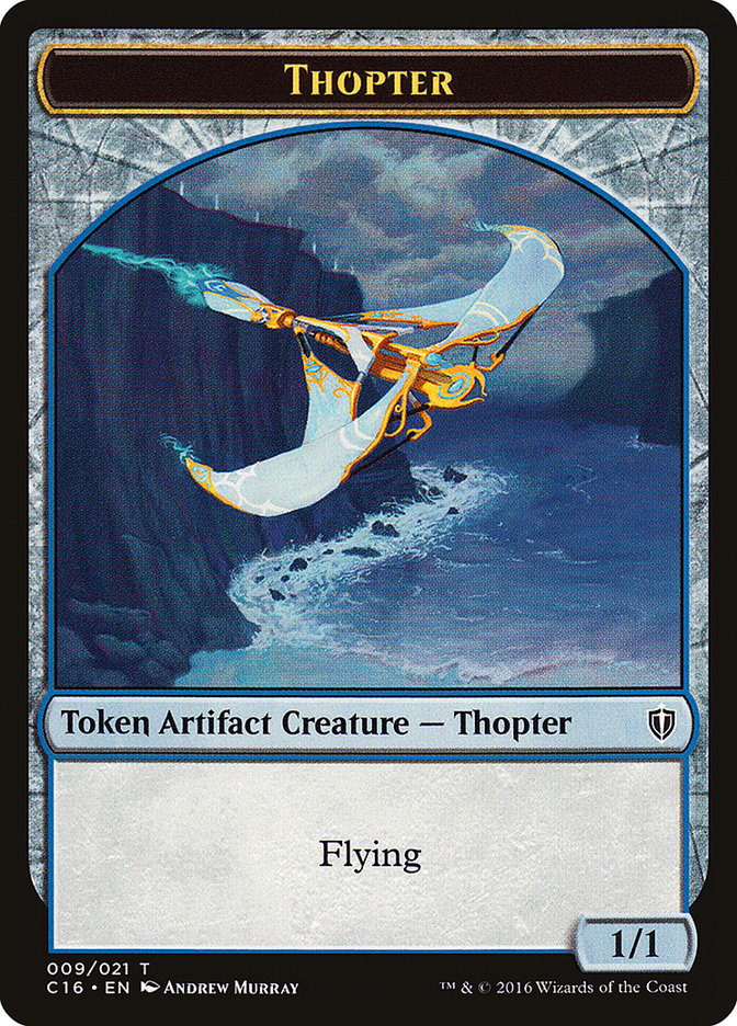 Horror // Thopter Double-Sided Token (C16-019) - Commander 2016 Tokens