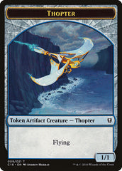 Daretti, Scrap Savant Emblem // Thopter Double-Sided Token [Commander 2016 Tokens] | The CG Realm