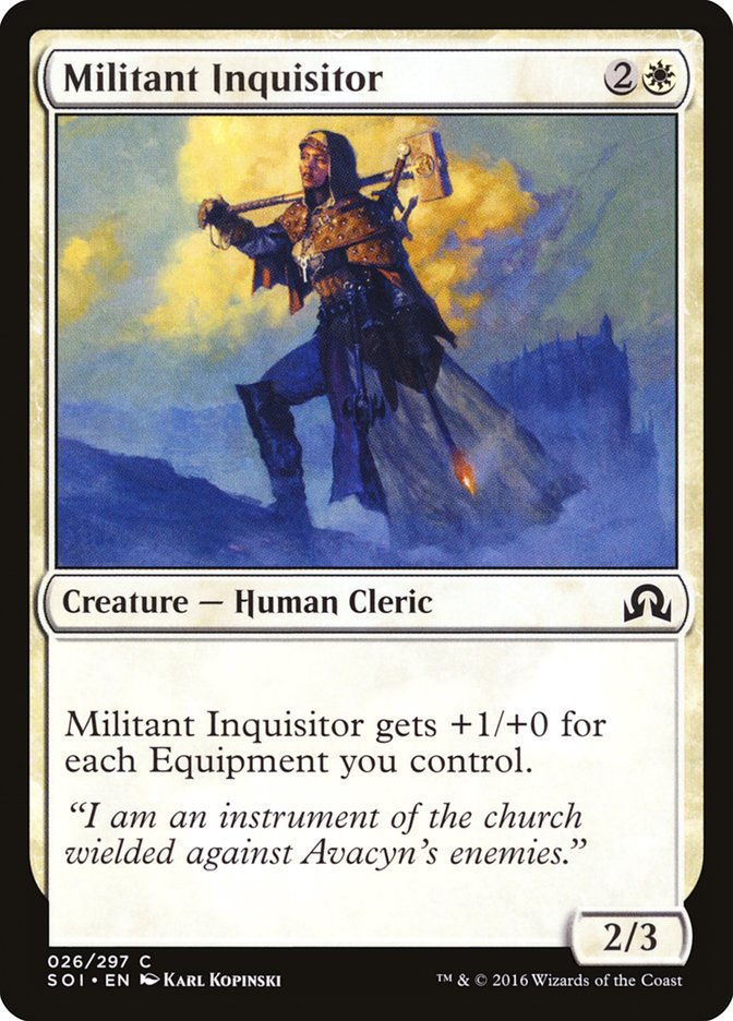 Militant Inquisitor [Shadows over Innistrad] | The CG Realm