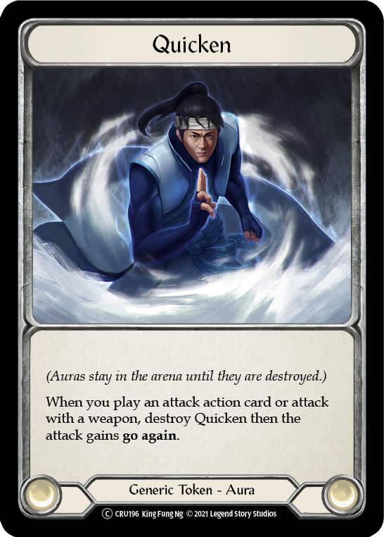 Quicken [U-CRU196] (Crucible of War Unlimited)  Unlimited Rainbow Foil | The CG Realm