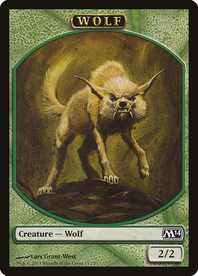 Wolf Token [Magic 2014 Tokens] | The CG Realm
